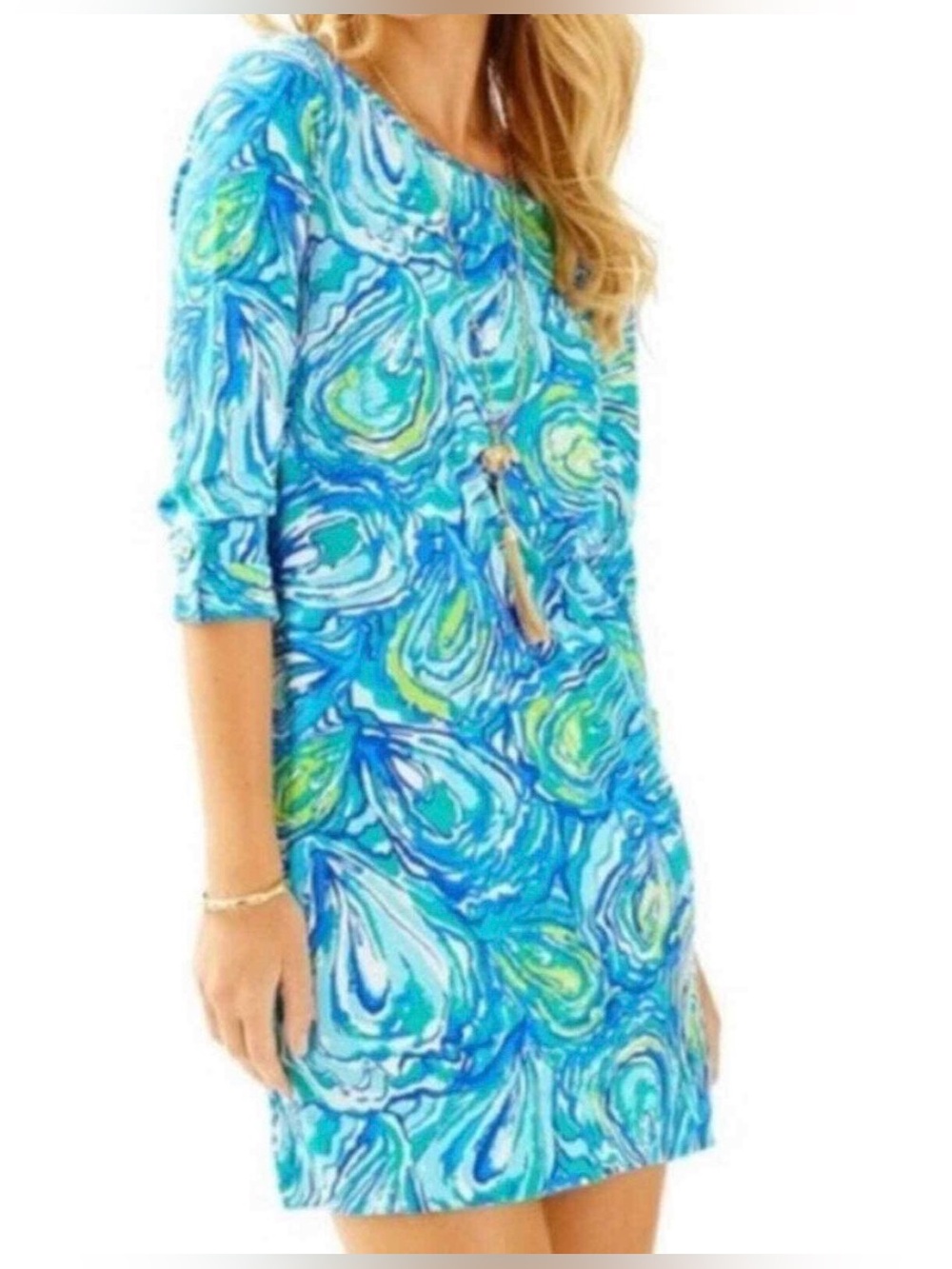 Lilly Pulitzer Linden Dress “Oh Shucks” Print Size Small